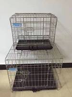 Niche d'extérieur pour chien, en acier inoxydable, haute résistance, de couleur noire, vente en gros