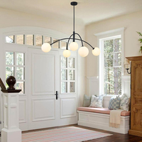 Moderne Nordique Encastré Globe LED Lustres Pendentif Lumières Lampe pour Salle À Manger Salon Maison Chambre Bureau Restaurant