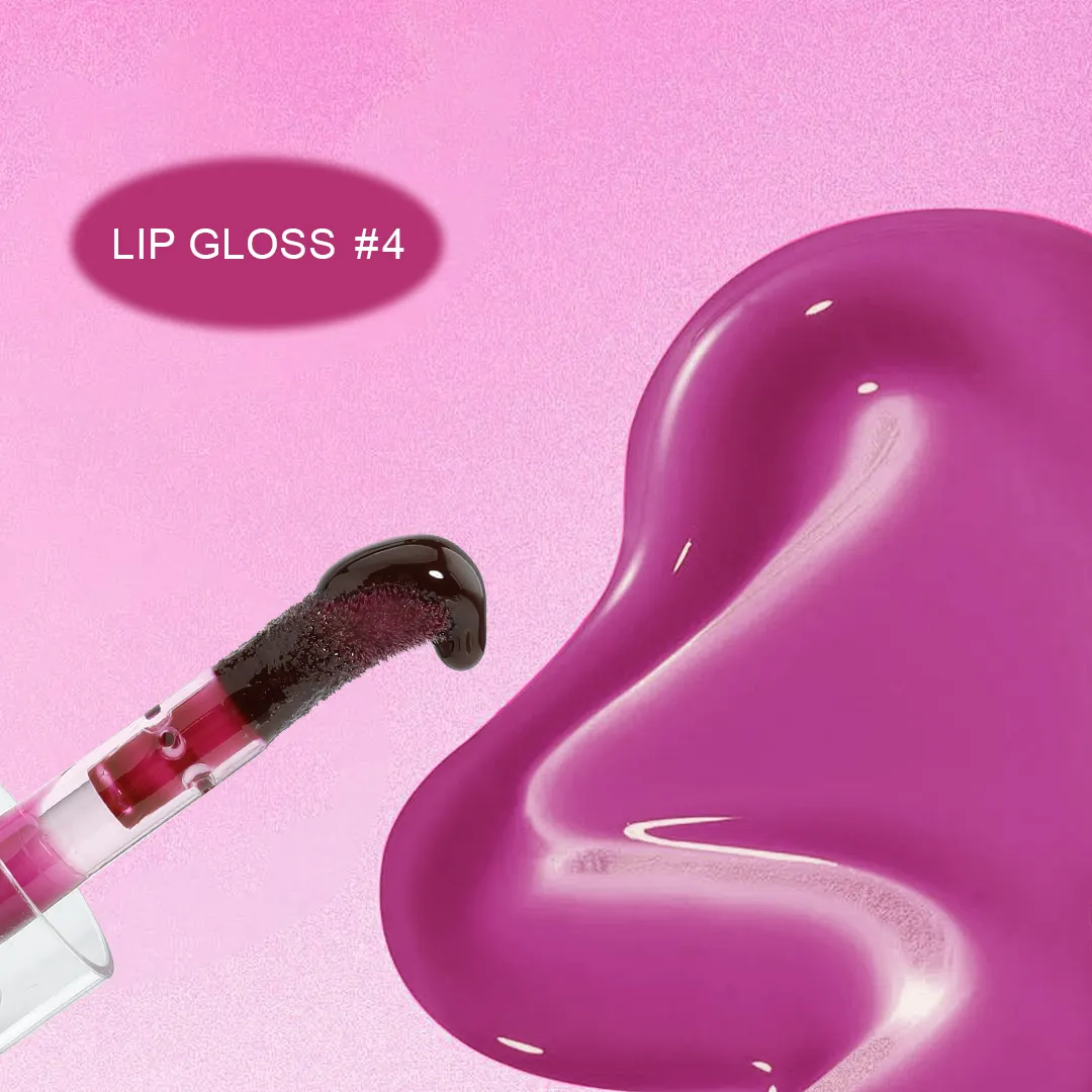 Toptan özel etiket Vegan dudak leke Glitter lüks dolgunluk uzun ömürlü dudak yağı Lipgloss dudak parlatıcısı su geçirmez sıvı