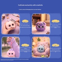 KI-Smart Doubao Roboter Emotionaler Begleiter Lernender Chat-Plüschroboter PP-Baumwollfüllung Unisex Anhängerpuppe Geburtstagsgeschenk