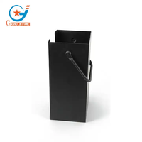 Support de rangement pour bûches en métal pour cheminée, pour l'intérieur