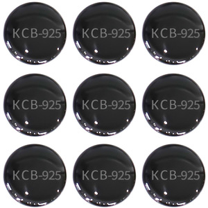 สติกเกอร์อีพ็อกซี่ KCB-925 ขนาด 10x10 มม. สีดำ แบบมีกาวในตัว กันน้ำ สำหรับตกแต่ง - Product Image 3