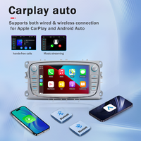 Pour Ford Focus (2008-2012) Écran 7 pouces Android 15 Autoradio, CarPlay sans fil & Android Auto Lecteur multimédia vidéo Stéréo de voiture