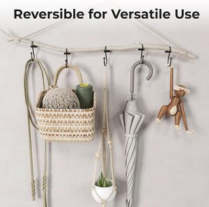 Bathway Élégant T-Bar Design 12PCS Noir Antirouille <span class=keywords><strong>Rideau</strong></span> De <span class=keywords><strong>Douche</strong></span> Crochets Pratique Suspendu pour Salle De Bains Armoire-Fait En Métal - Product Image 6