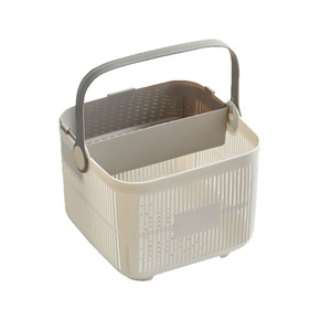 Panier de salle de bain rectangulaire Moritaka Faction, grande capacité, panier de rangement durable pour étagères de salle de bain - Product Image 3