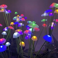 Wasserdichte Solar-Bodenleuchte für den Außenbereich, Künstliche Pusteblumen-Lampe für Hof, Villa und Außendekoration