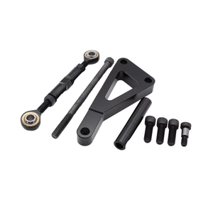 Kit de support <span class=keywords><strong>d</strong></span>'<span class=keywords><strong>alternateur</strong></span> en aluminium Lwp de pompe à eau longue noire SBC pour petit bloc Chevy 350 - Product Image 1