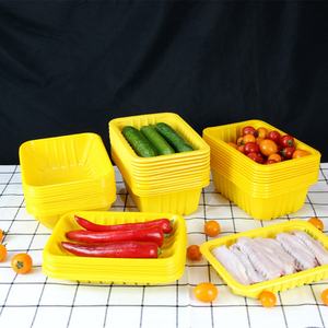 Lonchera Desechable de Plástico Amarillo 2014-3.5, Capacidad de 1-3L, Sellable con Atmósfera Modificada, Conservador de Frescura para Camping y Comida para Llevar - Product Image 1