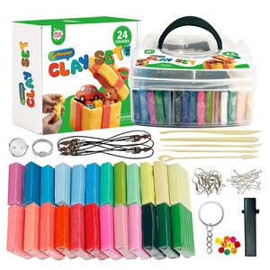 Vente <span class=keywords><strong>en</strong></span> gros de pâte à <span class=keywords><strong>modeler</strong></span> à cuire au four <span class=keywords><strong>en</strong></span> 24 couleurs, pâte à <span class=keywords><strong>modeler</strong></span> DIY avec outils de sculpture pour kit de démarrage <span class=keywords><strong>en</strong></span> pâte polymère - Product Image 1