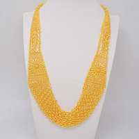 GDJWRI BJ1235 Große Diamant-Halskette Afrika Frauen Luxus Großhandel Hochzeit 18k Vergoldete Schmucksets