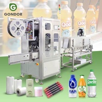 Petite machine d'étiquetage automatique à vapeur transparente pour bouteilles en verre, étiquettes rétractables pour produits, étiquettes pour canettes