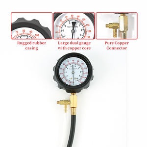 Fuel <strong>Injector</strong> Injection <strong>Pump</strong> Pressure Tester Gauge Kit for Car Truck Motorcycle 0-140PSI - Product Image 5