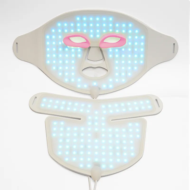 New Arrival red led light therapy infrared flexible soft mask silicone 7 color led therapy advanced photon mask