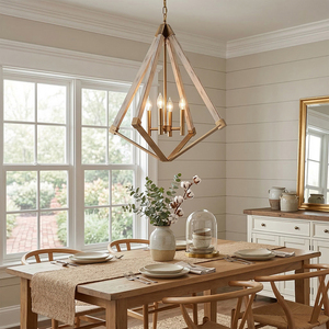 Lustre moderne en <span class=keywords><strong>laiton</strong></span>, style nordique, pour salle à manger, hall d'entrée, villa, lampe géométrique en métal, design en forme de diamant, lanterne, <span class=keywords><strong>luminaire</strong></span> - Product Image 2