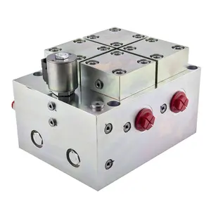Hydraulikingenieur individuelles aluminium- stahl-gedrehtes patrone-ventil hydraulischer verteilerblock hydraulischer ventilblock