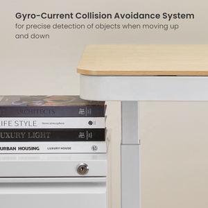 <span class=keywords><strong>Bureau</strong></span> assis-debout à moteur unique S08-22D-SW avec tiroir, <span class=keywords><strong>bureau</strong></span> debout électrique réglable en hauteur - Product Image 5