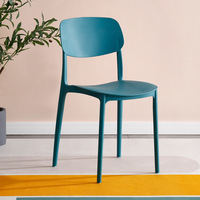 Chaises d'extérieur empilables en plastique durables et modernes pour jardin, restaurant, hôtel, fête, meubles de salle à manger pour cuisine et parc