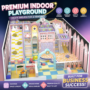 Farm Themed Commercial <b>Indoor</b> Playground with <b>Slide</b> for Agritourism Farm Kids Area - Product Image 1
