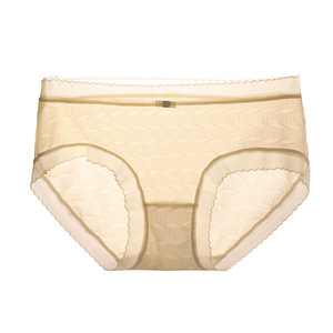 Da donna in pizzo Sexy senza cuciture mutandine traspiranti con fondo inguinale pantaloncini di grandi dimensioni con Logo in vita dolce ragazza seta di ghiaccio - Product Image 1