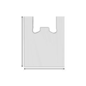 LOCO Fit ホワイトプラスチックバッグは、野菜や果物を保管するための実用的で衛生的なソリューションであり、鮮度と清潔さを保ちます。 - Product Image 1