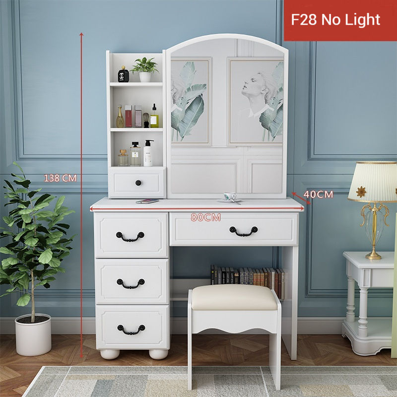 F28 Left cabinet no light [80cm] comes with a stool