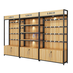 सुविधा की दुकान मंजिल सिगरेट प्रदर्शन कैबिनेट धुआँ शॉप प्रदर्शन फर्नीचर रैक खड़े हो जाओ तंबाकू शोकेस लकड़ी शेल्फ - Product Image 5