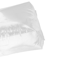 Sacs d'emballage pour pain en PE transparents avec logo imprimé personnalisé, sacs en plastique pour pain à soufflet avec fermeture torsadée, sacs à pain personnalisés, emballage plastique