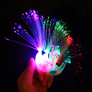 ไฟ LED กระพริบแบบขายส่ง ไฟนิ้ว LED ไฟนิ้วแบบใยแก้วนำแสง แหวนไฟนิ้วหลากสีสัน ไฟเลเซอร์นิ้วสำหรับงานปาร์ตี้ - Product Image 3