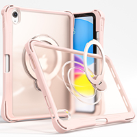 iPad A16 11 2025 ve iPad 10. Nesil 10.9 için Şeffaf Arka Kapaklı Tablet Kılıfı
