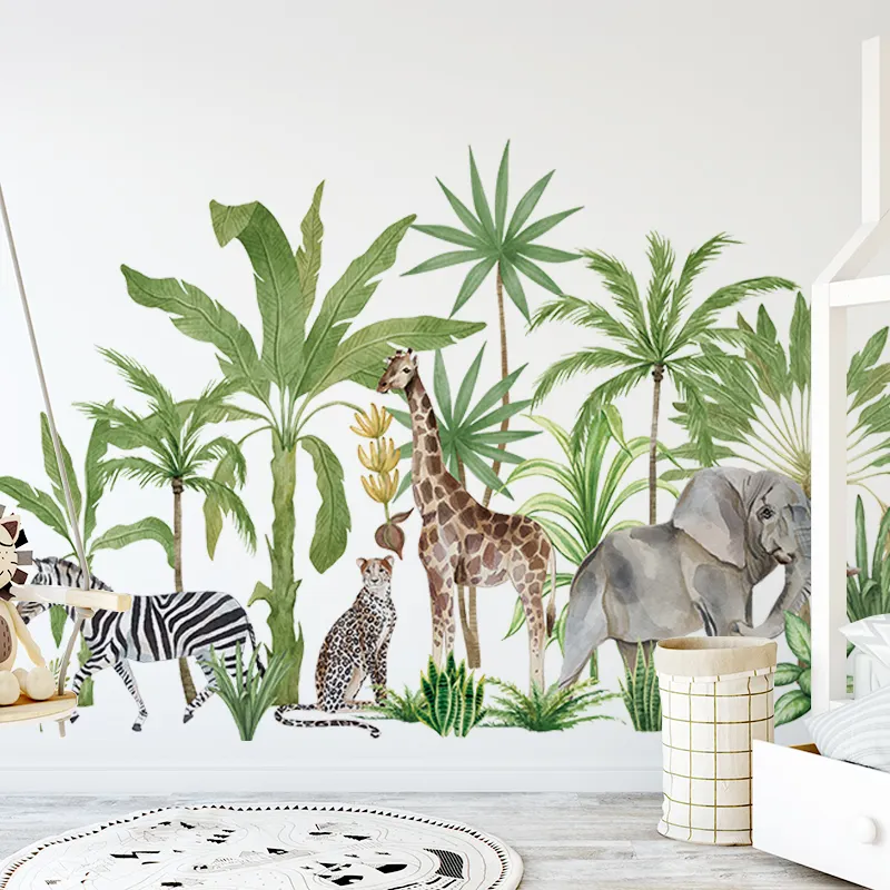tropical wall stickers