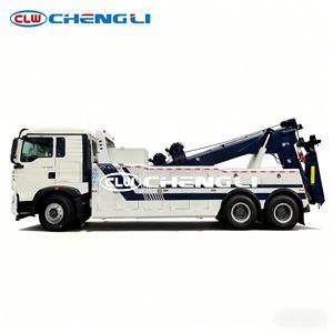 Camion de remorquage lourd Sinotruk HOWO 6x4 80 tonnes, véhicule d'urgence télécommandé sans fil, sauvetage routier, Chine - Product Image 3