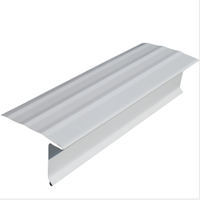 Perfil de tablero de techo de borde de goteo de aluminio tipo T estándar ASTM con buen precio en color RAL
