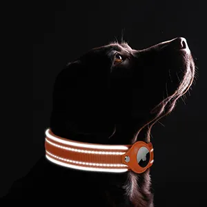 Luxuriöses Nylon-Hundehalsband mit <span class=keywords><strong>GPS</strong></span> und Reflektierendem Design sowie Bändern - Mobiltelefon-Tracking Schutzhülle - Product Image 4