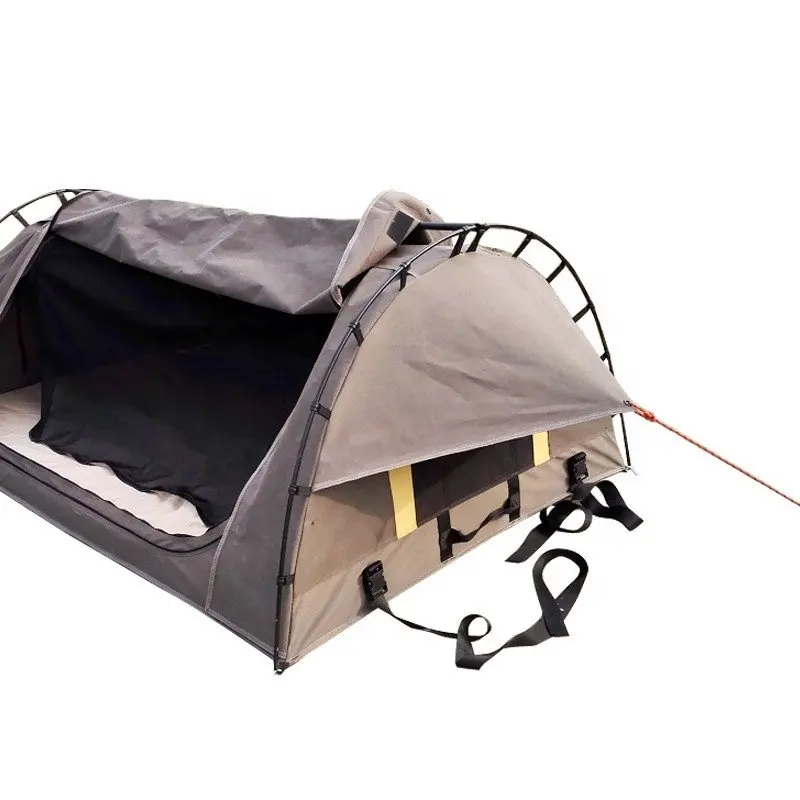 Fabricante portátil con saco de dormir para 1 persona, tienda de campaña de pie para pesca, adv Swag