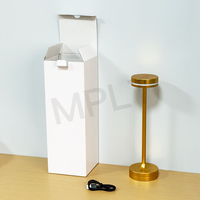 Lampe de lecture sans fil en aluminium, style nordique moderne, décoration intérieure, lampe de table LED rechargeable à commande tactile réglable