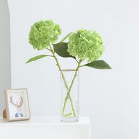 Bunga Hydrangea Kecil Berkualitas Tinggi dari Lateks, Bunga Hydrangea Putih Buatan dengan Sentuhan Alami untuk Dijual