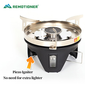 Équipement de cuisson au propane pour le <span class=keywords><strong>camping</strong></span> en plein air, brûleur portable, <span class=keywords><strong>réchaud</strong></span> de <span class=keywords><strong>camping</strong></span> pour la randonnée avec allumage piézoélectrique - Product Image 5