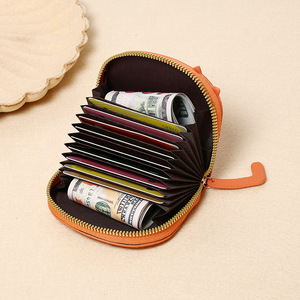 New PU Leather Button Hasps Closure Short Wallet Women Unisex Waterproof Multi-Function Zero Card Holder <b>Cat</b> Coin Purse - Product Image 4
