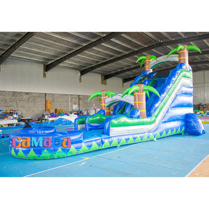 Tobogán Doble Inflable para Piscina Residencial con Material de PVC - Product Image 6