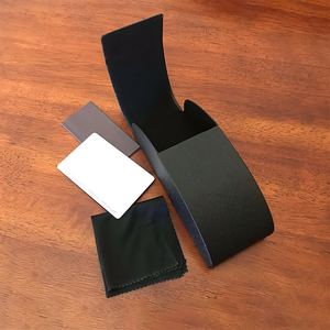 定制标志太阳镜盒定制太阳镜包装盒带眼镜清洁布眼镜袋袋 - Product Image 6