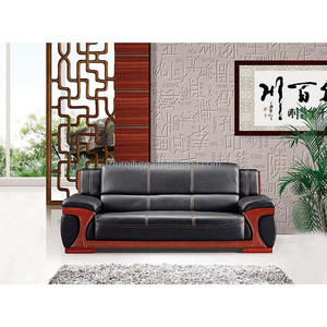 Luxury Modern Leather Office <b>Sofa</b> Round Desktop Power Grommet Smart Office Desk <b>Sofa</b> Office Boss Stainless Steel <b>Sofa</b> <b>Set</b> - Product Image 3