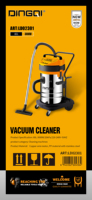 Aspirateur eau et poussière 3000W 80L, réservoir en acier inoxydable, aspiration puissante 20kPa, aspirateur industriel portable sur roues