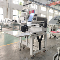 Machine à broder informatisée Tajima à tête unique 12/15 aiguilles, nouveau moteur et engrenage haute précision pour casquettes, chemises et couture de logos