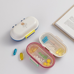 กล่องยาพกพาขนาดเล็ก ทนทาน ปิดสนิท สำหรับเดินทาง ผลิตภัณฑ์หรูหรา ขายดี - Product Image 2