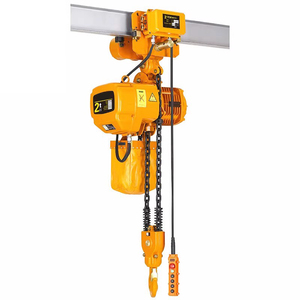 1 Ton 2 Ton 220v 380v HHBB Electric Chain Hoist <b>Small</b> Electric Chain Hoist With <b>Trolley</b> - Product Image 1
