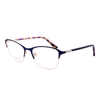 Lunettes demi-montures de verres freim, Non correcteurs, en diamant, monture de lunettes pour fille