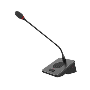 Huain kỹ thuật số cơ bản cổ ngỗng có dây Đại biểu hội nghị Microphone giao diện điều khiển cho âm thanh hệ thống hình ảnh