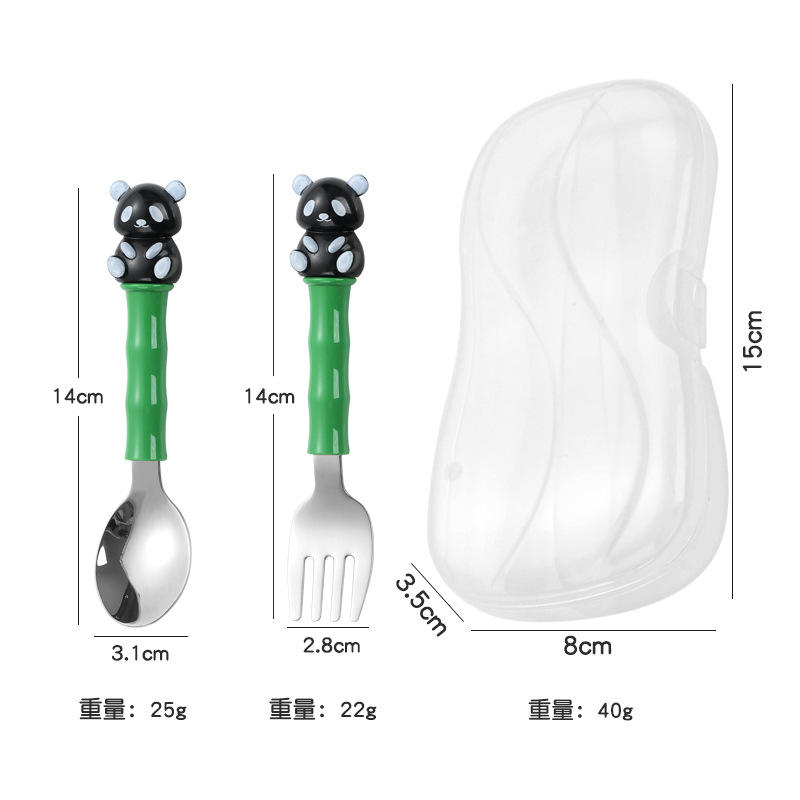 ชุดช้อนส้อมเด็ก ลิตเติ้ลแบร์ 2 ชิ้น