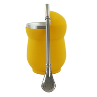 Tasse isotherme de voyage pour Yerba Maté avec paille Bombilla, Gourde à Yerba Maté