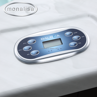 Spa extérieur de luxe pour 9 personnes, 3 mètres, avec commandes Balboa, désinfectant à l'ozone et 125 jets – Fournisseur pour jardin